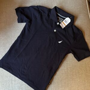 Nautica Navy Blue Polo with Logo